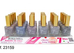 Ref. 23159 Laca de Uñas 7 Días EFECTO GEL GLITER