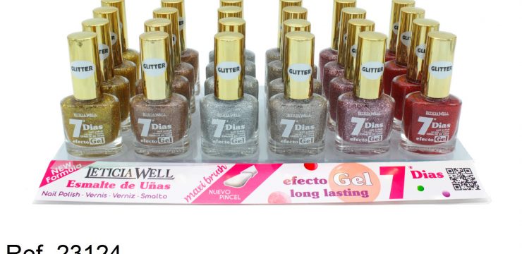 Ref. 23124 Laca de Uñas 7 Días Glitter