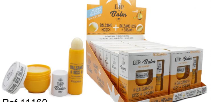 Ref. 11160 PACK BALSAMO LABIAL KISS CREAM